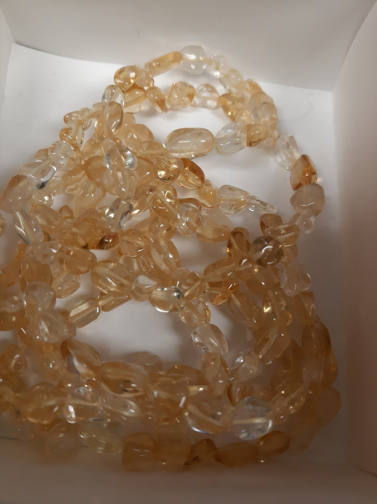 Citrine Tumble Bracelet, Small, 6mm - 10mm WS