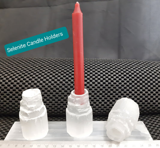 Selenite Iceberg Ritual Candle Holder, 6cm Retail