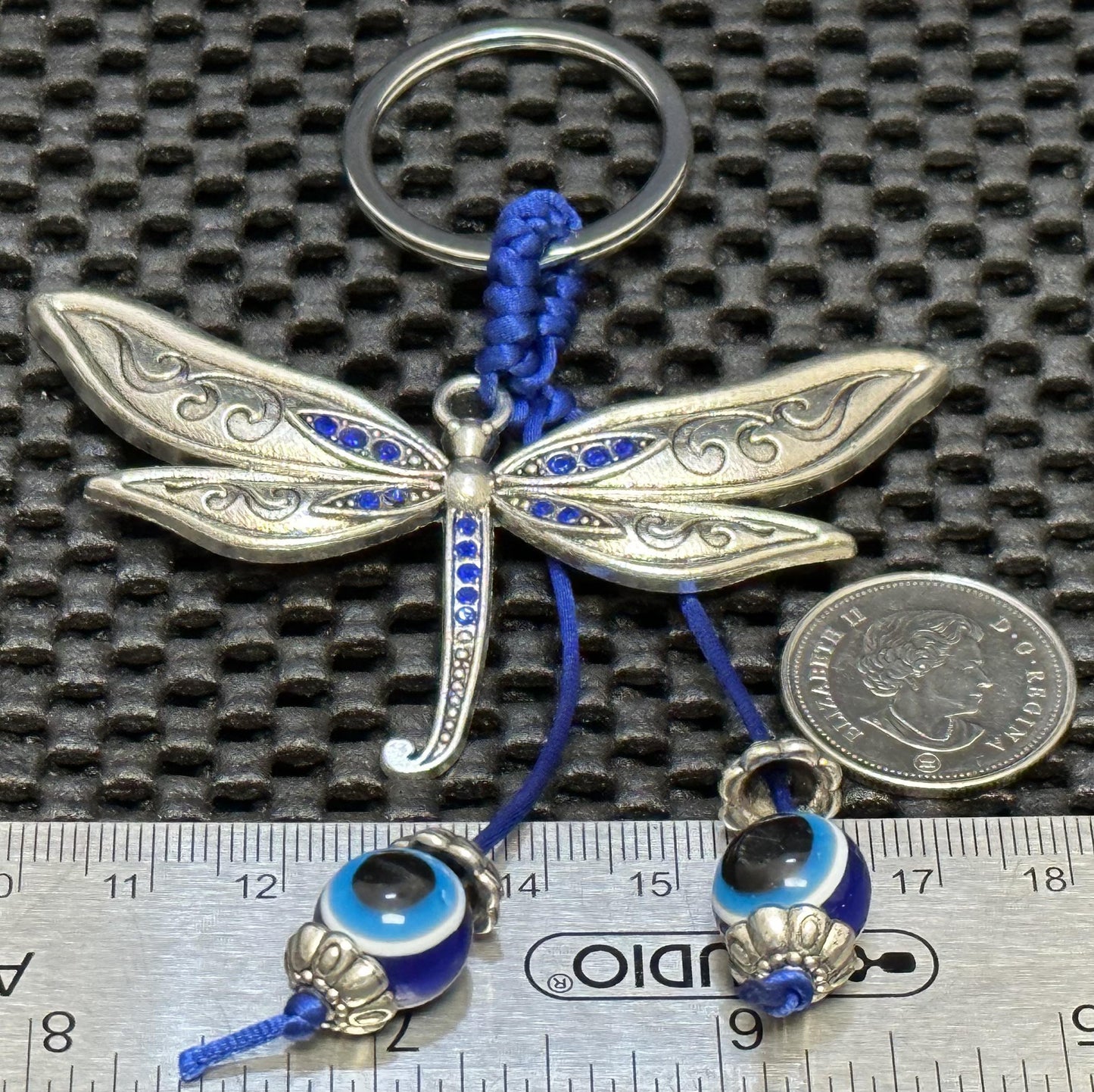 Evil Eye Keychain-Dragonfly, WS