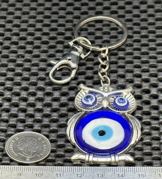 Evil Eye Keychain - Owl, WS
