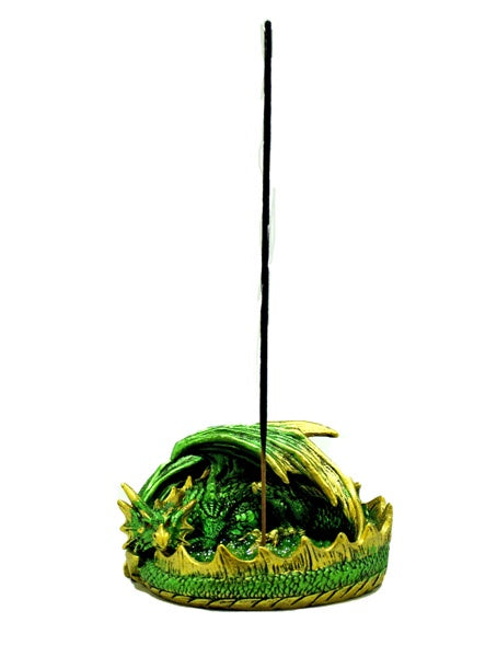 Burner, Ashtray and Incense, Green Dragon