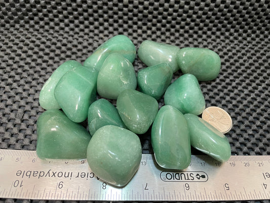 Green Aventurine Pebbles 1" - 2" by 500g