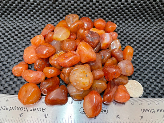 Carnelian Tumble by 500g, Small ~20mm - 25mm