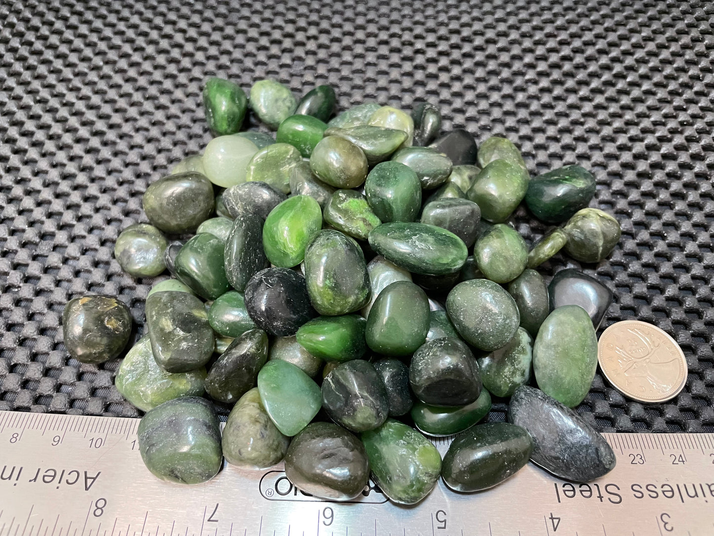 Jade (Nephrite) Tumble by 500g, Small ~15mm - 25mm