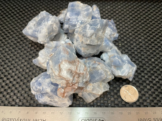 Calcite, Blue by Kg, 1.75-2"
