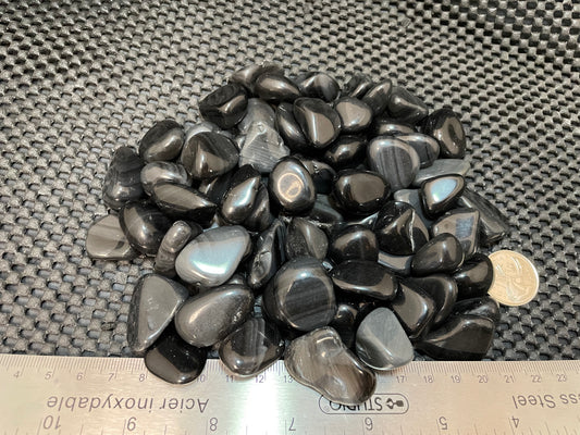 Rainbow Obsidian Tumble by 500g, Small 20mm - 25mm
