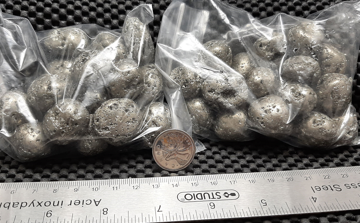 Pyrite Tumble by 500g, Large ~25mm - 35mm