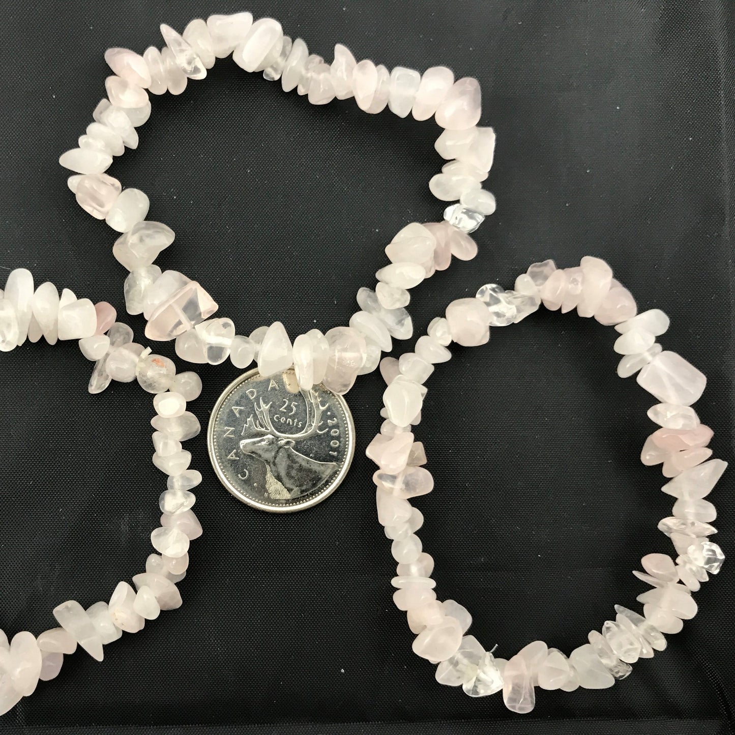 Rose Quartz Chip Bracelet WS