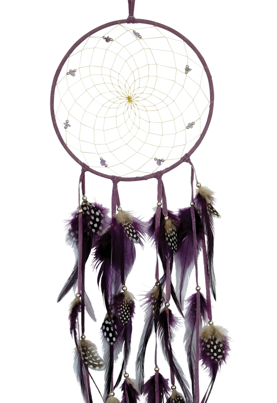 Dreamcatcher, 6", Purple Coloured