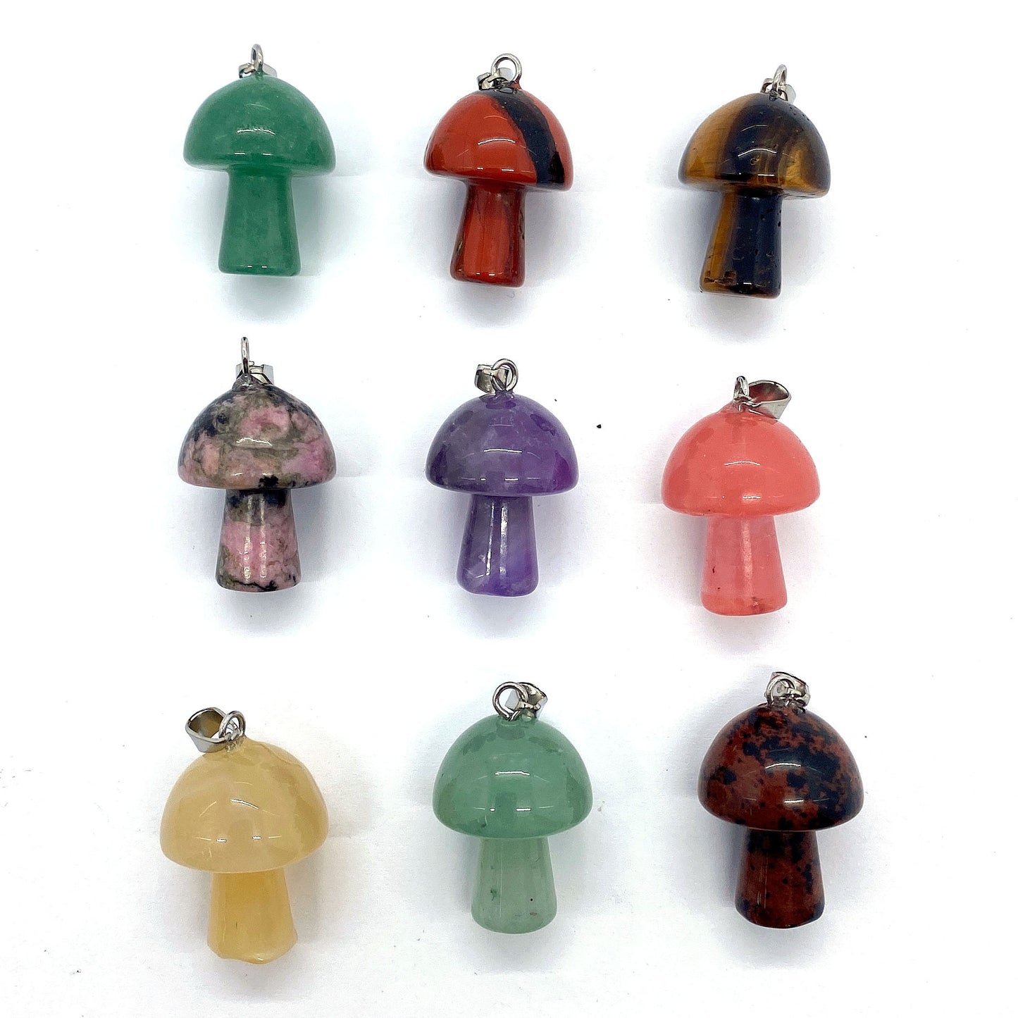 Mushroom Pendant (Single), Misc. Stones RETAIL