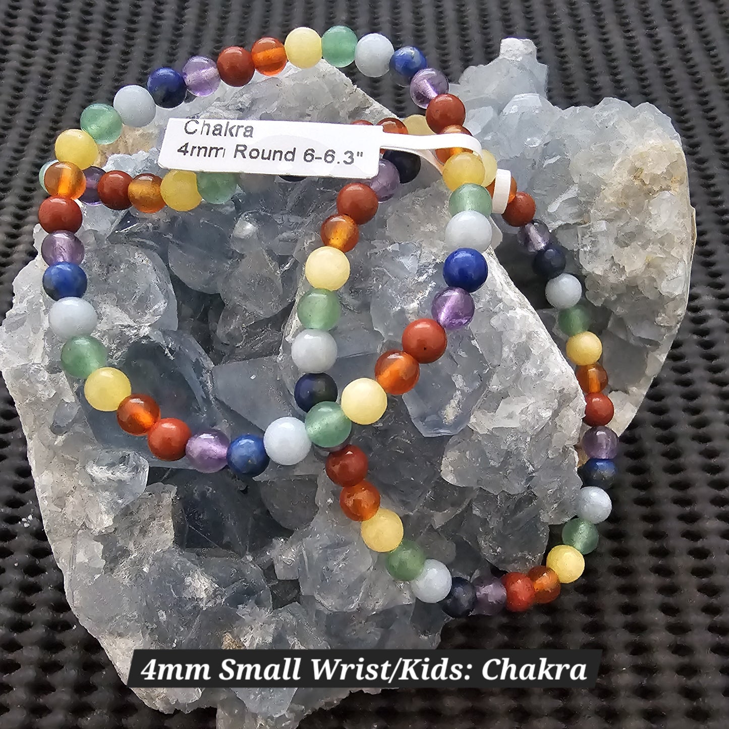 Kids Round Bracelet, 4mm RETAIL Assorted