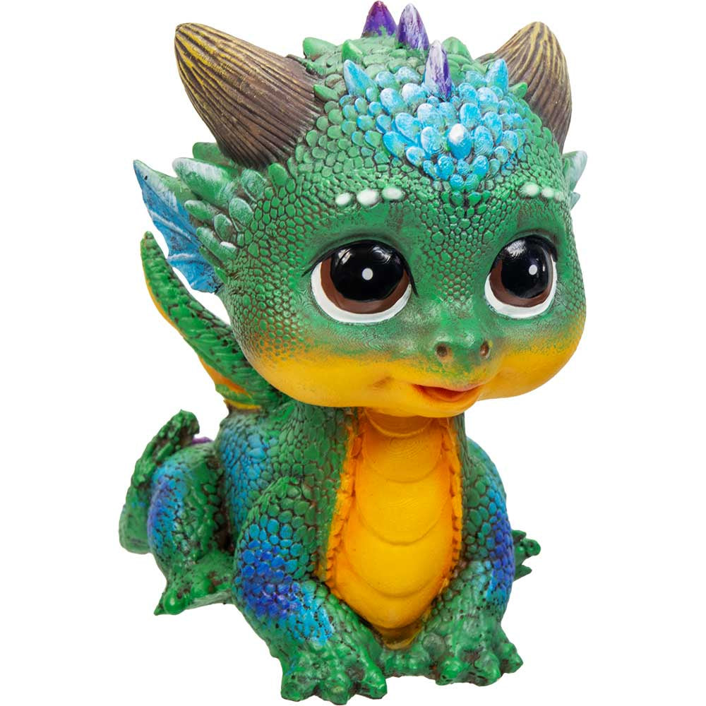 Chilling Dragon Baby Resin Mythical Figurine