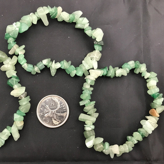 Green Aventurine Chip Bracelet RETAIL