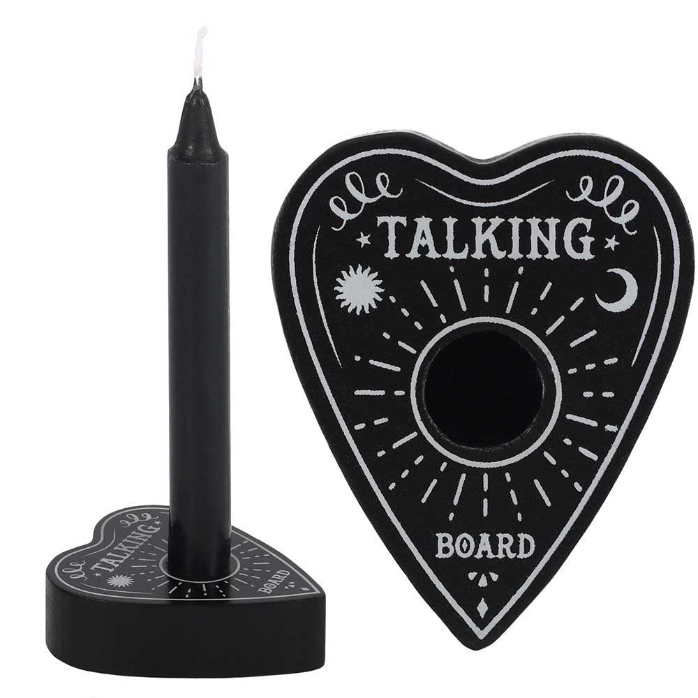 Candle Holder, Ritual Candle, Planchette, Black