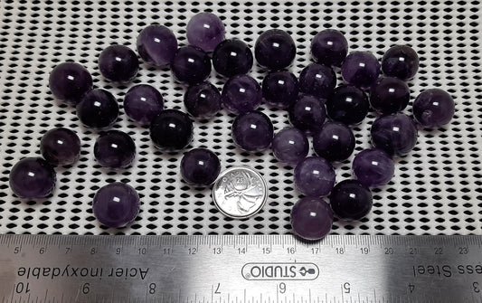 Sphere, Amethyst, 15mm - 25mm