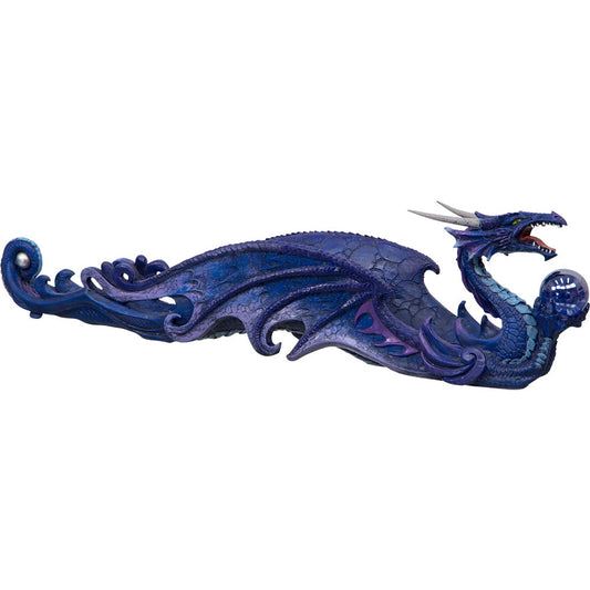 Incense Burner, Stick, Long Dragon Purple with Ball