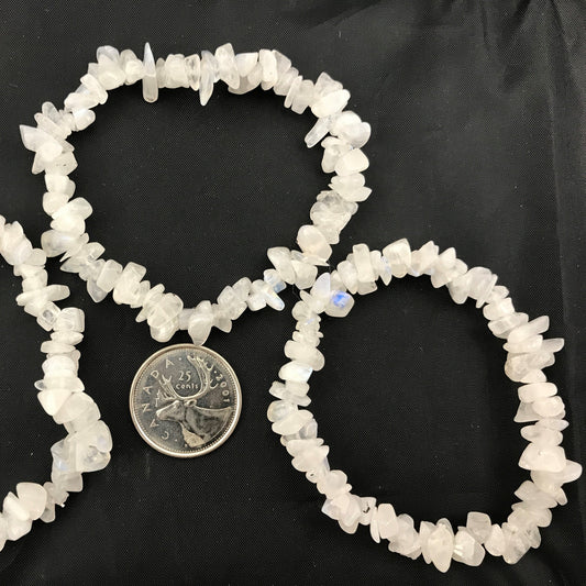 Moonstone Chip Bracelet