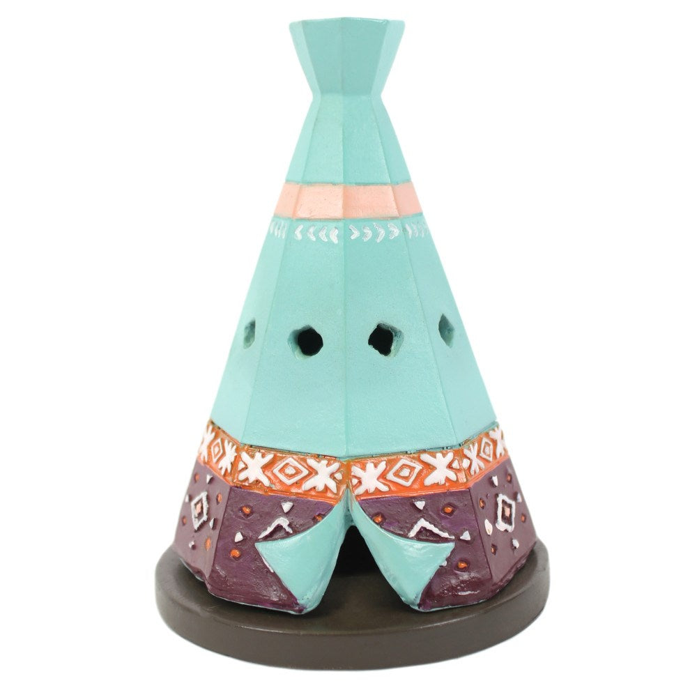 Burner, Boho Teepee Resin Incense Cone Burner