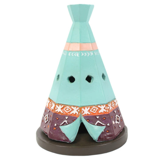 Burner, Boho Teepee Resin Incense Cone Burner
