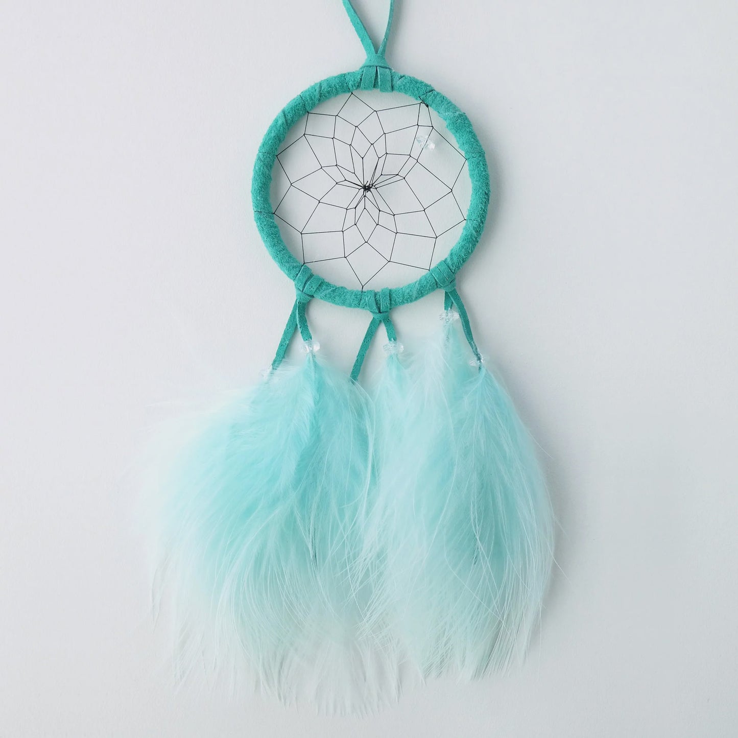 Dreamcatcher, 2.5" Mint Feathers
