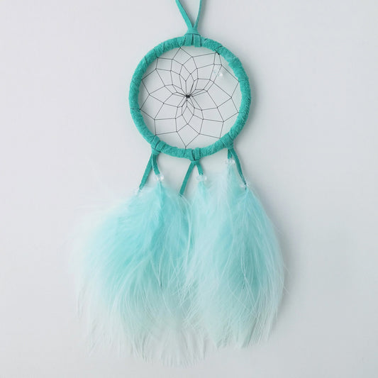 Dreamcatcher, 2.5" Mint Feathers