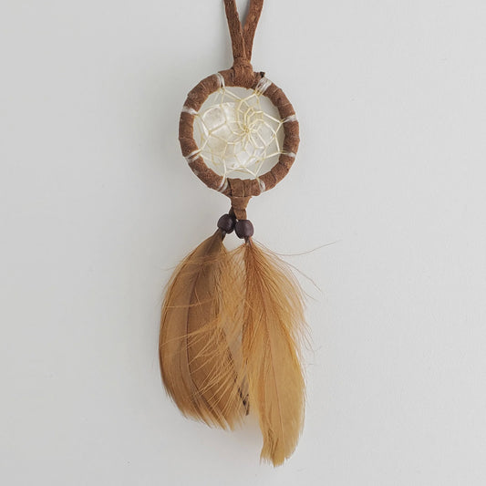Dreamcatcher, 1.5" Brown, Protect the Earth