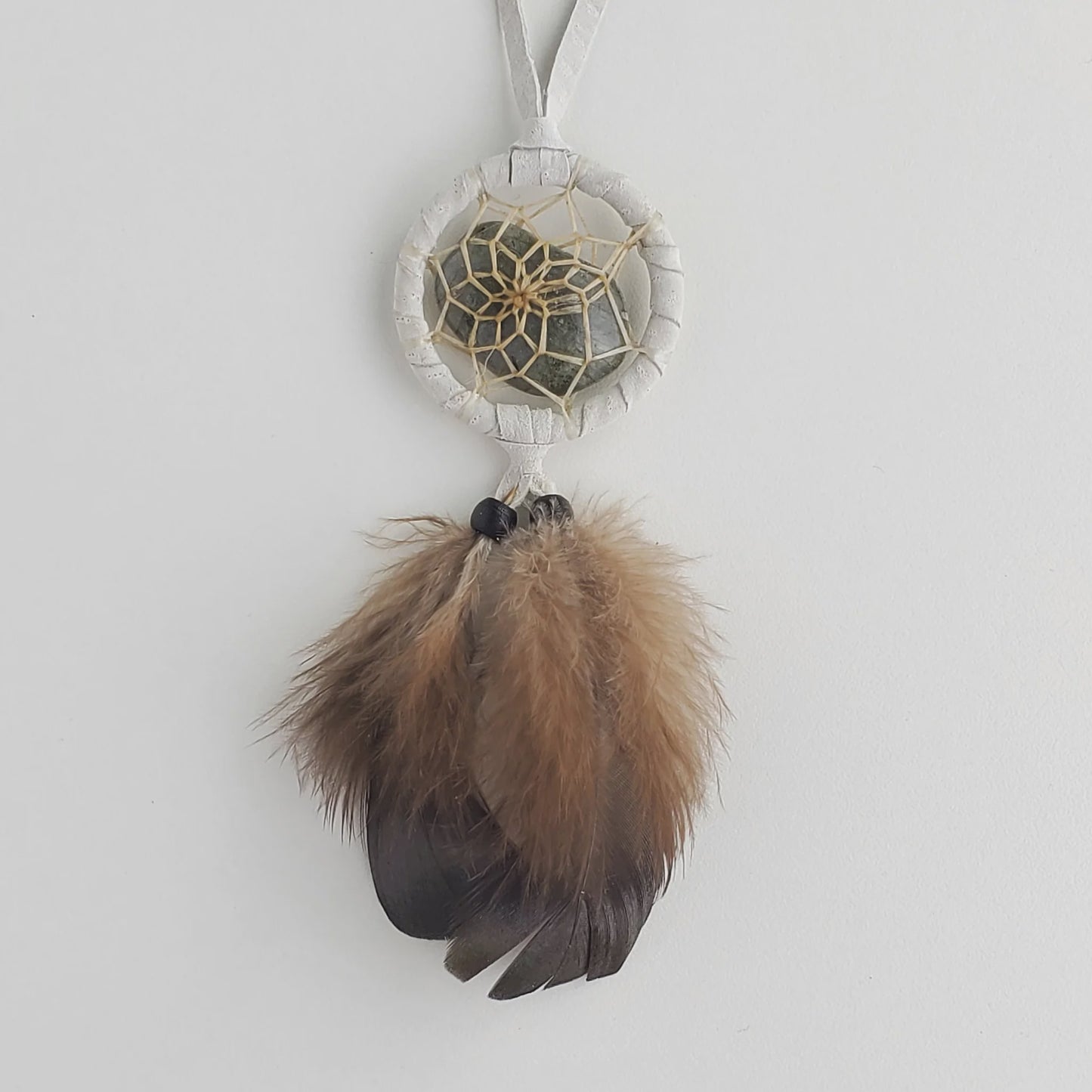 Dreamcatcher, 1.5" Grey, Protect the Earth