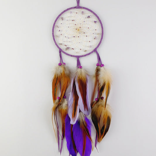 Dreamcatcher, 5in Purple Ombre Beaded