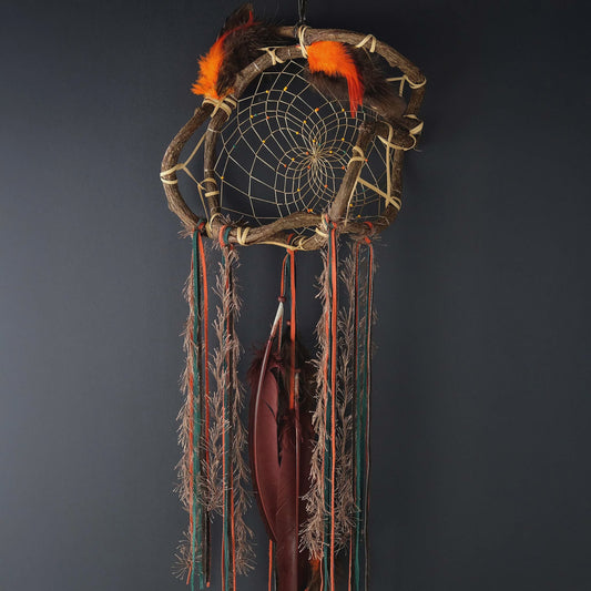 Dreamcatcher, 12", Fall Dark Brown, Twig