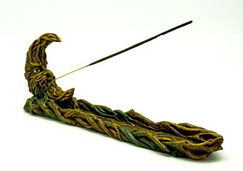 Burner, Incense Stick, Green Tree Man in the Moon