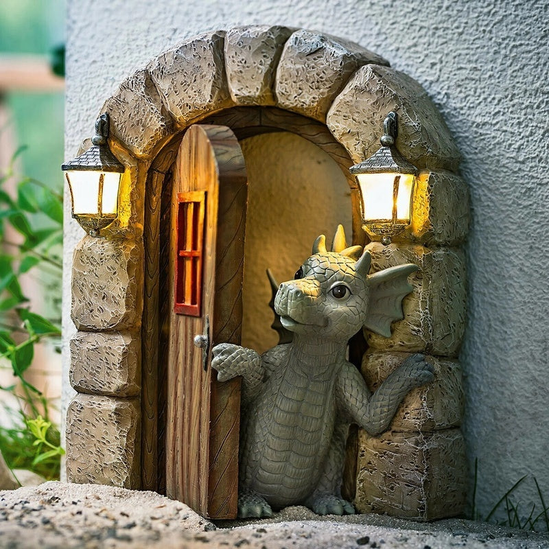 Figurine, Dragon in Door, Small