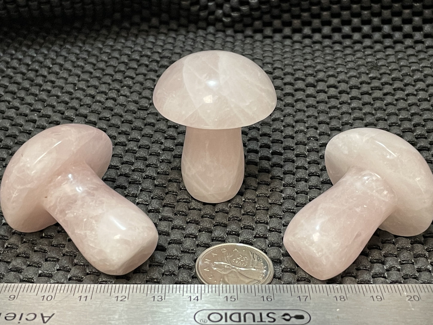 Rose Quartz Mushroom, 2"