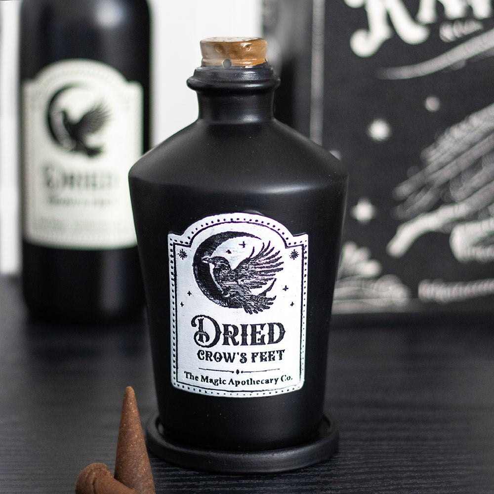 Dried Crows Feet Incense Bottle