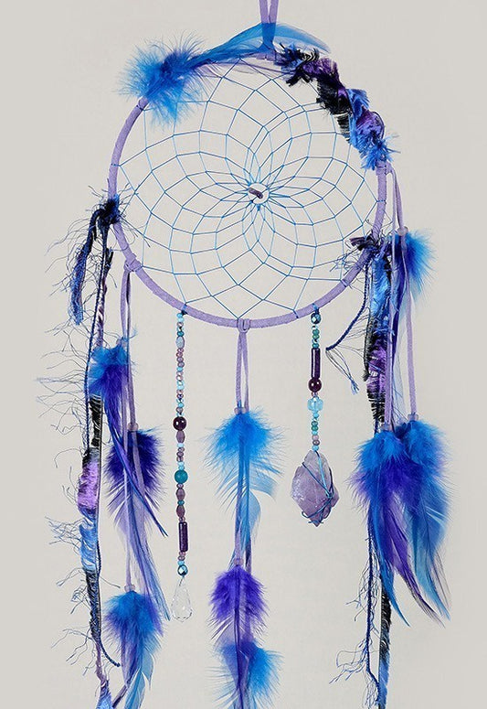 Dreamcatcher, 6in Magical, Lavender with Amethyst