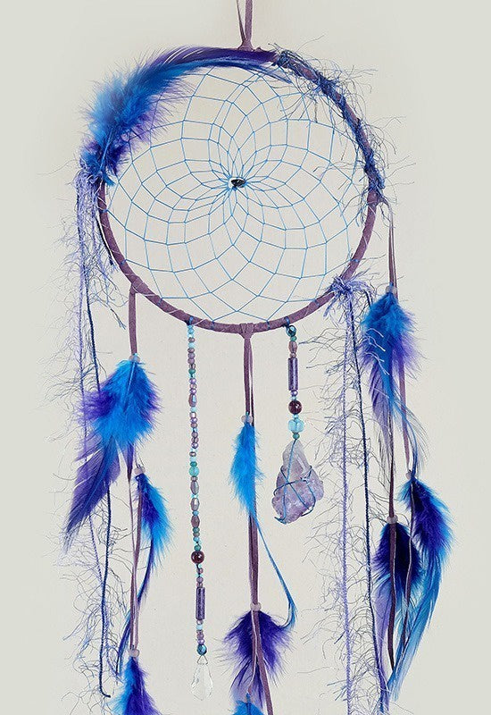 Dreamcatcher, 6" Magical, Purple with Amethyst