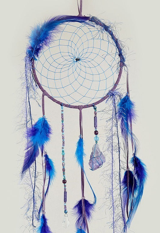 Dreamcatcher, 6" Magical, Purple with Amethyst