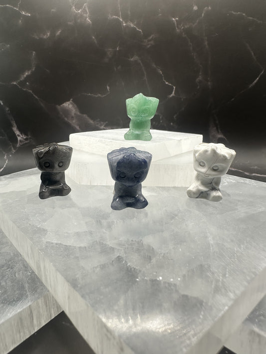 Figurine, Groot, Various Stones