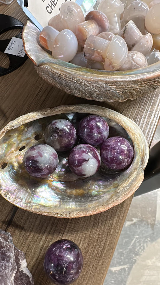 Sphere, Lepidolite, Small