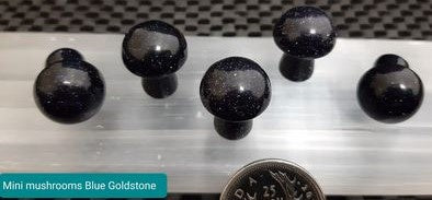 Mushrooms, Assorted Stones, 2cm H x 1.7cm W