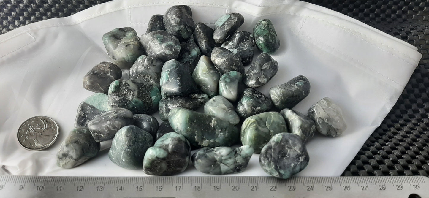 Emerald Tumble by 500g, Large 25mm - 35mm