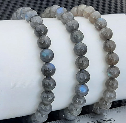 Labradorite AA Round Bracelet, 8mm WS
