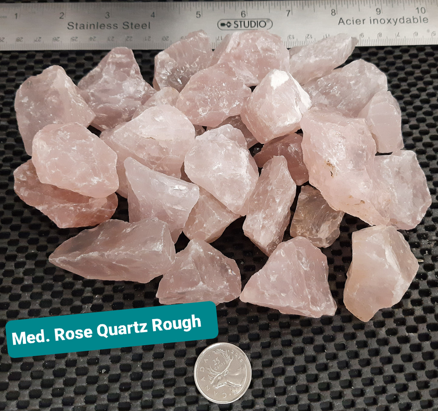 Rose Quartz Raw by Kg, Medium 1" - 1.5"