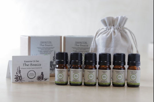 Essential Oils, The Basics Set, Alberta Natural Products, 5ml x 6 Bottles