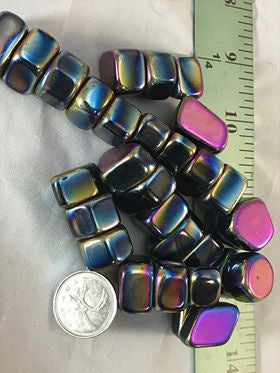 Rainbow Magnetic Hematite Tumble Nuggets by 1kg