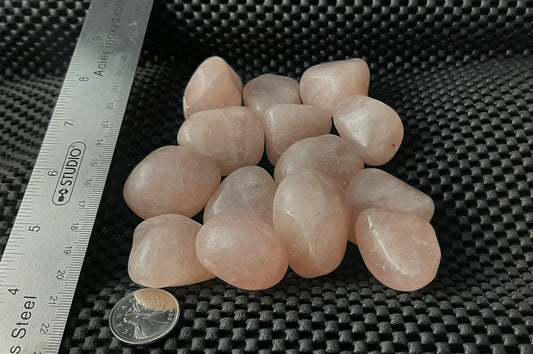 Rose Quartz Pebbles 1" - 2" by 500g