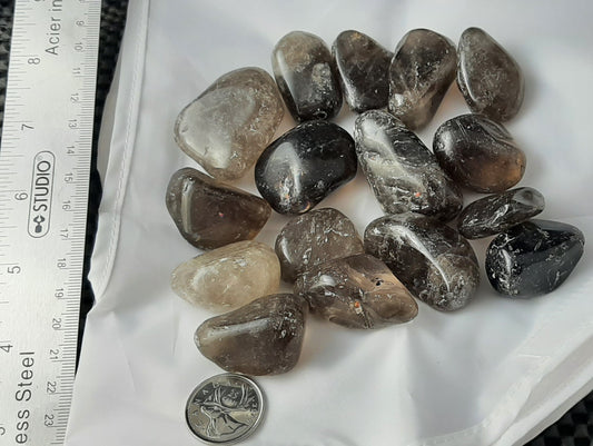 Smoky Quartz Pebbles by 500g, 1" - 2"