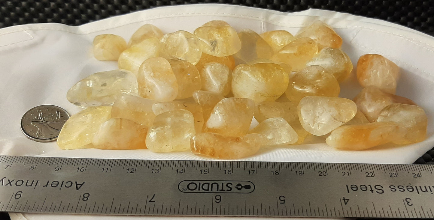 Citrine Tumble by 500g, Large 25mm - 30mm