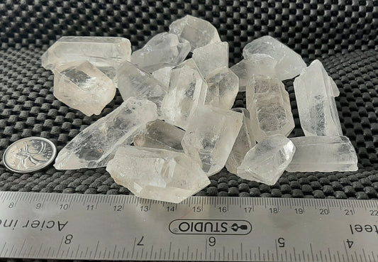 Clear Quartz Points by 500g, Medium 1-2"