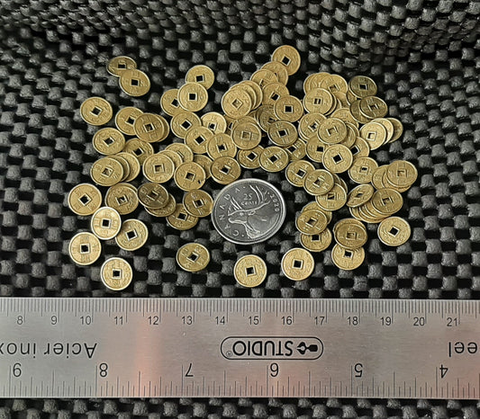 Lucky Coin 10mm, 100pk