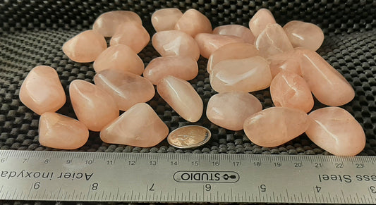 Rose Quartz Tumble by 500g, Large 25mm - 30mm